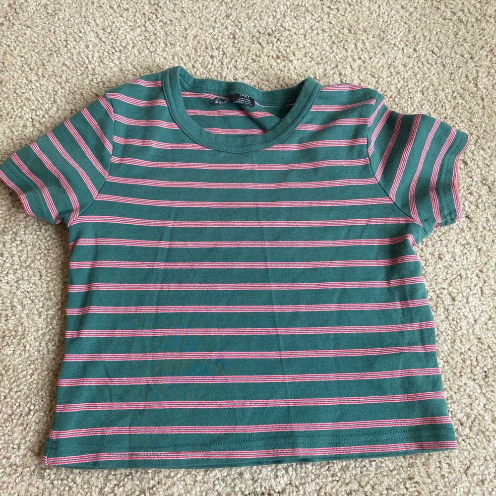 Mid crop top shirt